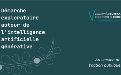 10 et 11 septembre : deux journées d’exploration de l’intelligence artificielle au service de l’action publique de la Collectivité de Corse