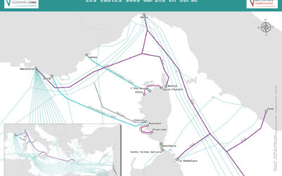Carte du mois d’Avril : Les câbles sous-marins en Corse